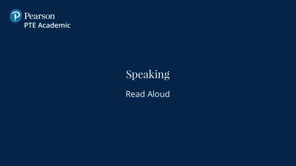 Read Aloud题型